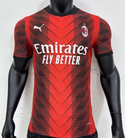 2324 AC Milan home player version Soccer Jersey